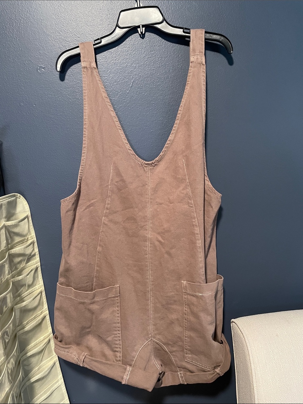 We The Free Mauve Utility Romper